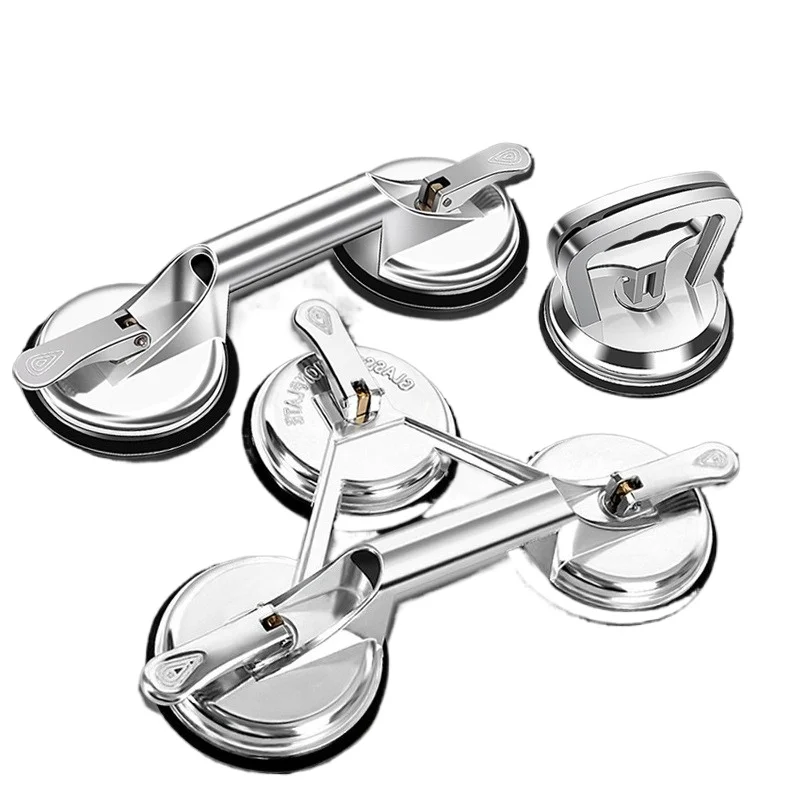 Glass Suction Cup Strong Ceramic Tile Sucker Professional Wooden Floor Install Suckers Aluminum Alloy Ceramic Tile Handling Tool