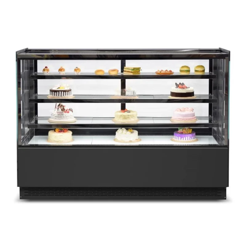 Air Cooling Refrigerated Bakery Display Cabinet Cake Showcase Refrigerator Cake Display Cabinet