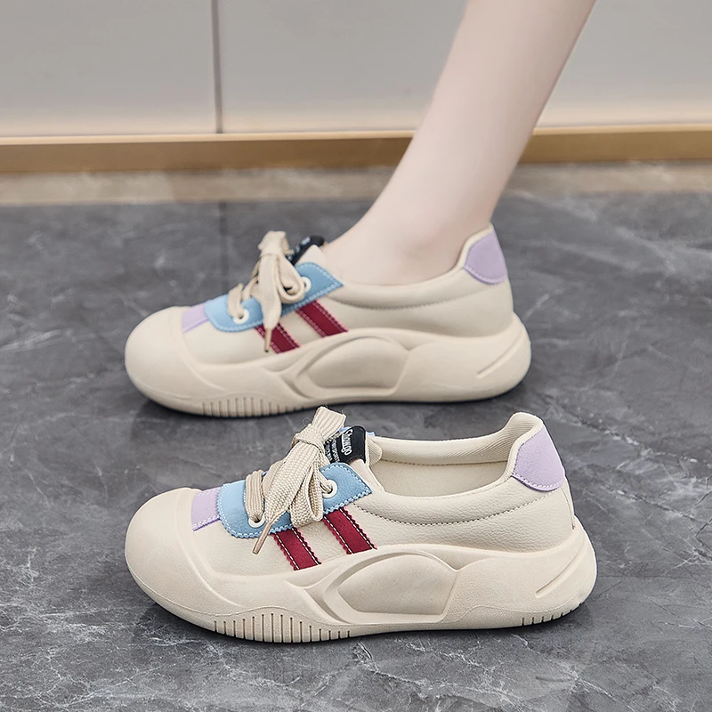 Women Casual Platform Sneakers 2024 Autumn New Fashion Casual Shoes for Women Elevating Shoe Female Sport Shoes Running Shoes