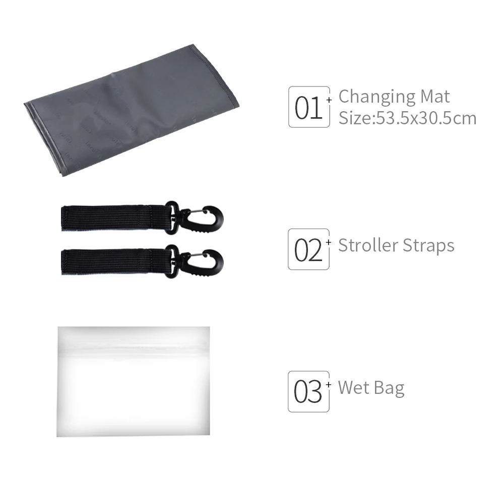 Waterproof Mummy Diaper Backpack Cartoon Design Mother Maternity Nappy Travel Bag Large Capacity Baby Care Nursing Stroller Bags