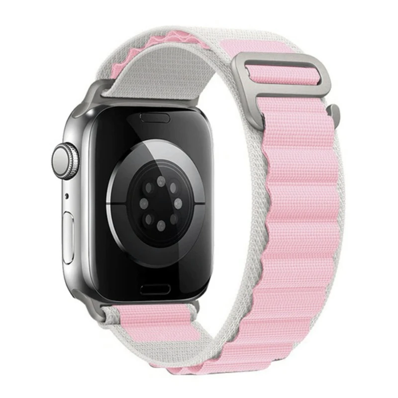 

Colors Alpine Loop Strap For Apple iWatch, Unisex Sport Band for S9/SE/Ultra, Breathable & Lightweight, 38mm-49mm Full Size