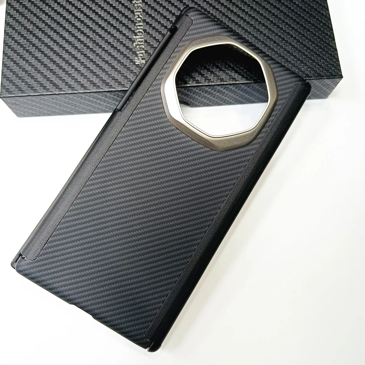 Genuine Aramid Carbon Fiber for Magsafe Case For Huawei Mate XTs XT Ultimate MateXT Magnetic Dual Hinge Bulletproof Hard Cover