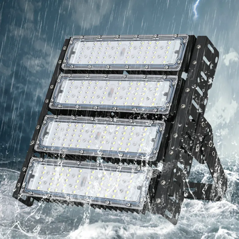 LED module tunnel light, outdoor waterproof stadium light, rotatable high-power floodligh, billboard projection light LE330JM