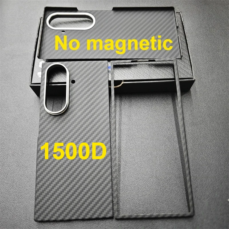 Aramide magnetische hoes voor Samsung Galaxy Z Fold 7, koolstofvezel hoes voor Magsafe Case Shell Cover mobiele telefoonaccessoires