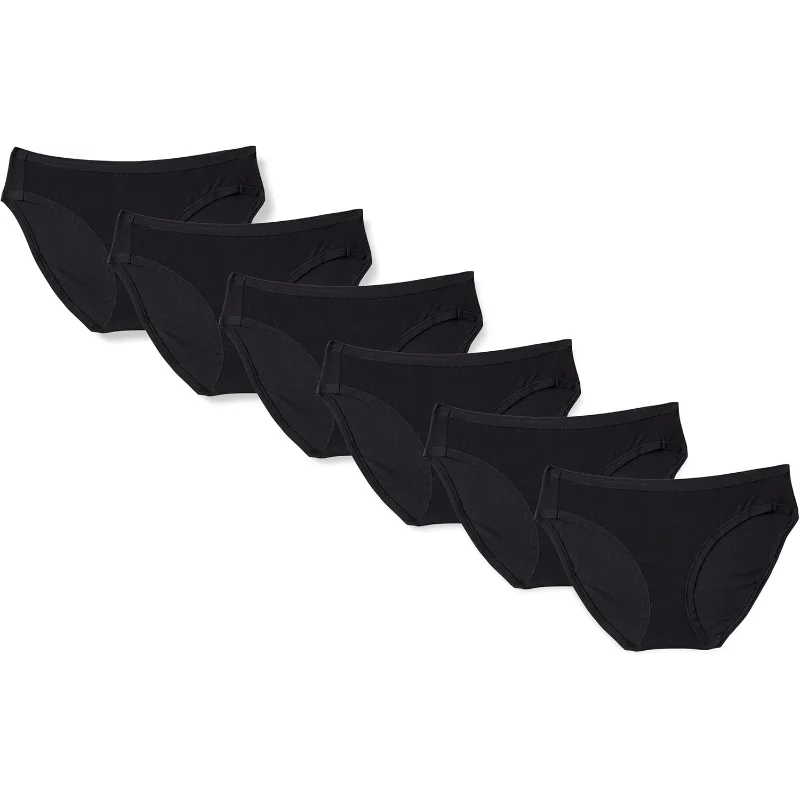 

Женское хлопковое нижнее белье бикини (доступно в больших размерах), мультипакет