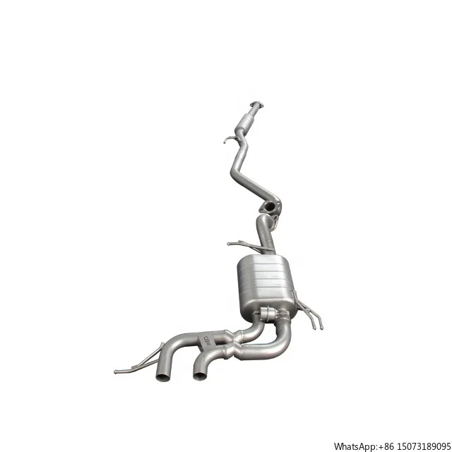 

Active Sound Valve Exhaust Muffler System with Dual Tip for Veloster 1.6-1.8T