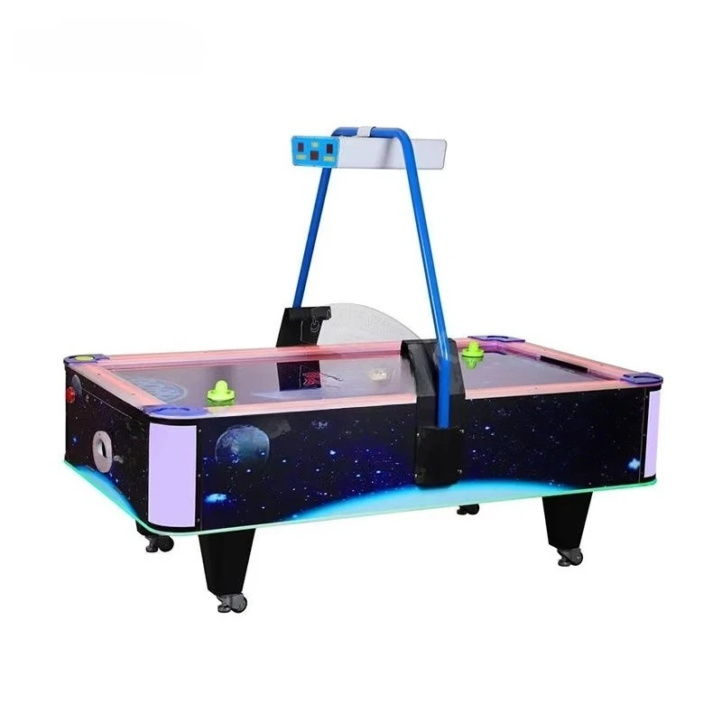 Air Hockey Table for Home 2 Player Coin Operation 110V 220V CE Led Scoreboard Game Room Basement Customized