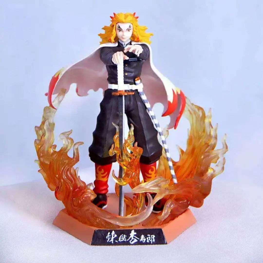 

Anime Demon Slayer GK Kyoujurou Statue Model Figure PVC Action Scene Doll Collection Desktop Decoration Christmas Toys Gift