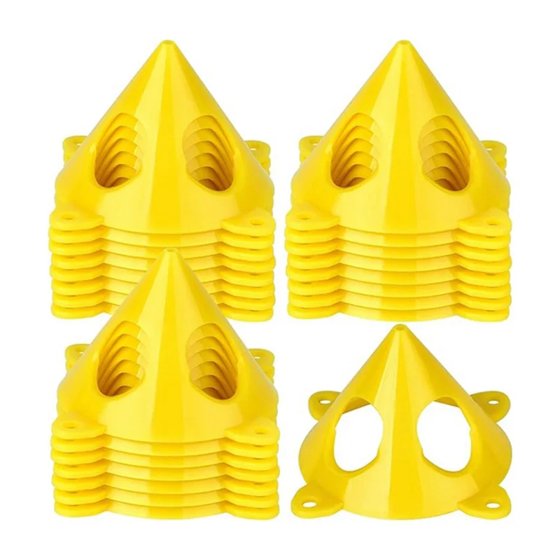 

Solid 24Pcs Painter Pyramid Stand Mini Paint Tripod Windproof Roller Barrier Barrier Signs For Cleaning Paint Oil Paintings Dura