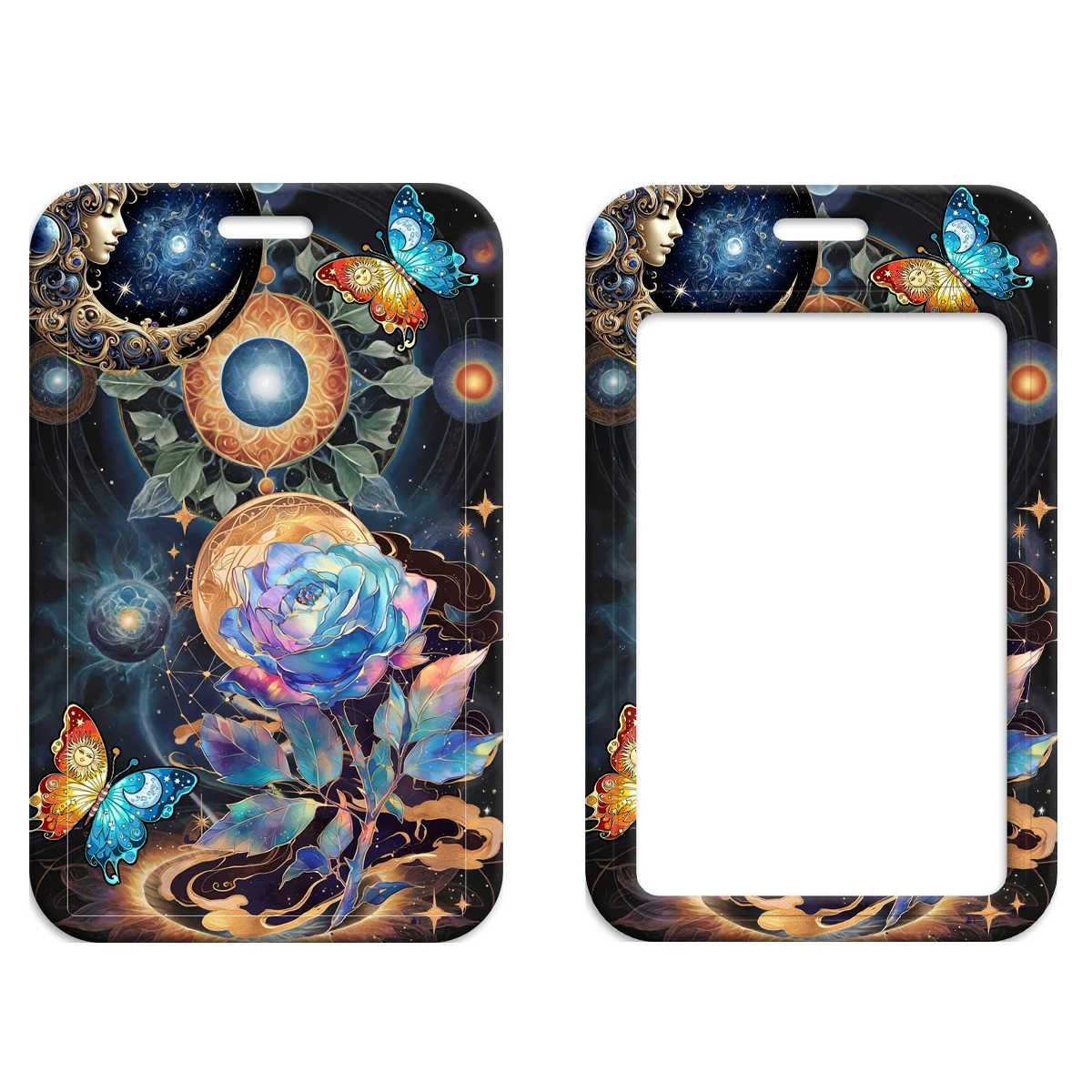 Dragon Black Kitten Pattern Neck Strap Lanyard Key Chain ID Card Cell Phone Strap USB Badge Holder Rope Decorations