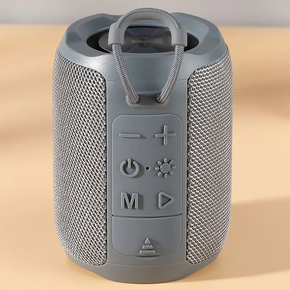 TG679 Bluetooth Speaker 1200mAh Portable Wireless TWS Sound Box Hands-free Call Support FM/TF Card LED Color Light caixa de som
