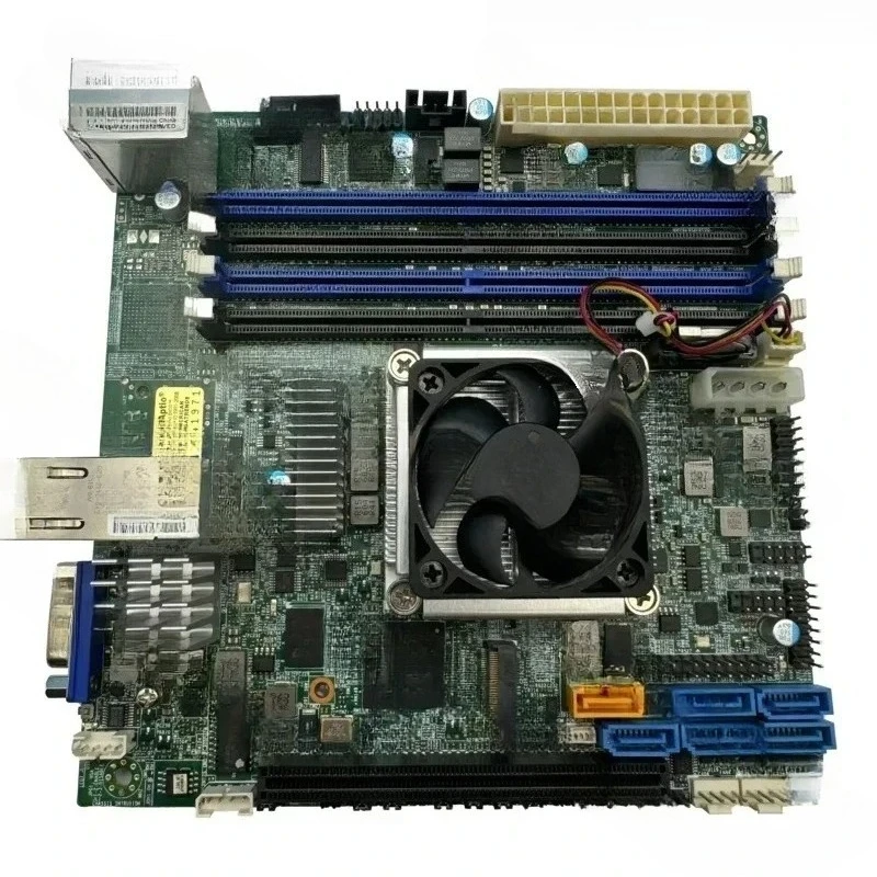 

ITX Server Main Board With Dual 10GbE | Xeon D - 1521 CPU X10SDV - 4C - TLN2F