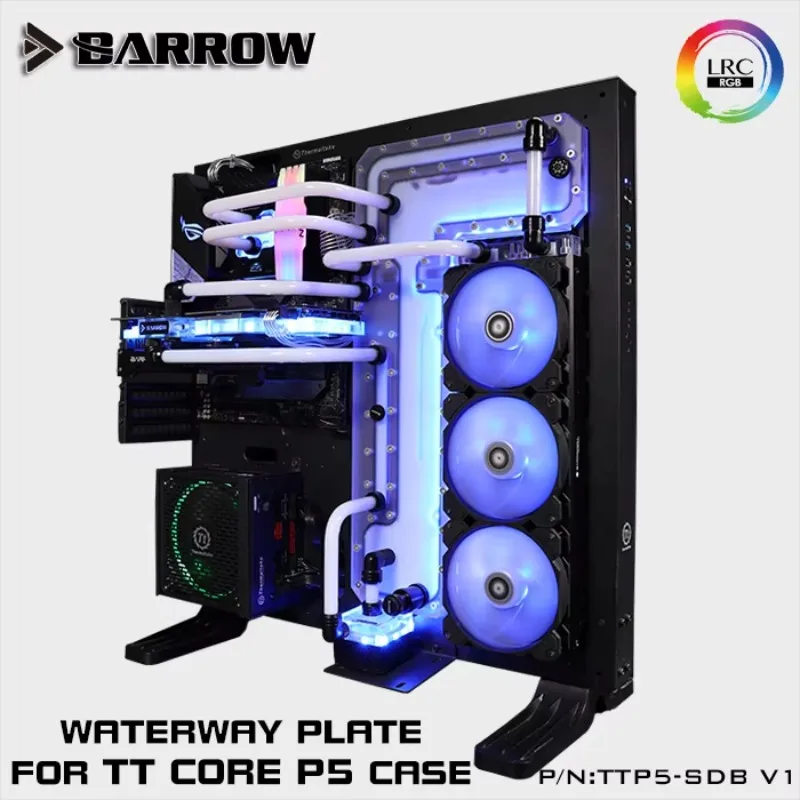 Barrow TTP5-SDB V1, Waterway Boards For TT Cors P5 Case, for Intel CPU Water Block & Single / Dual GPU Buildings