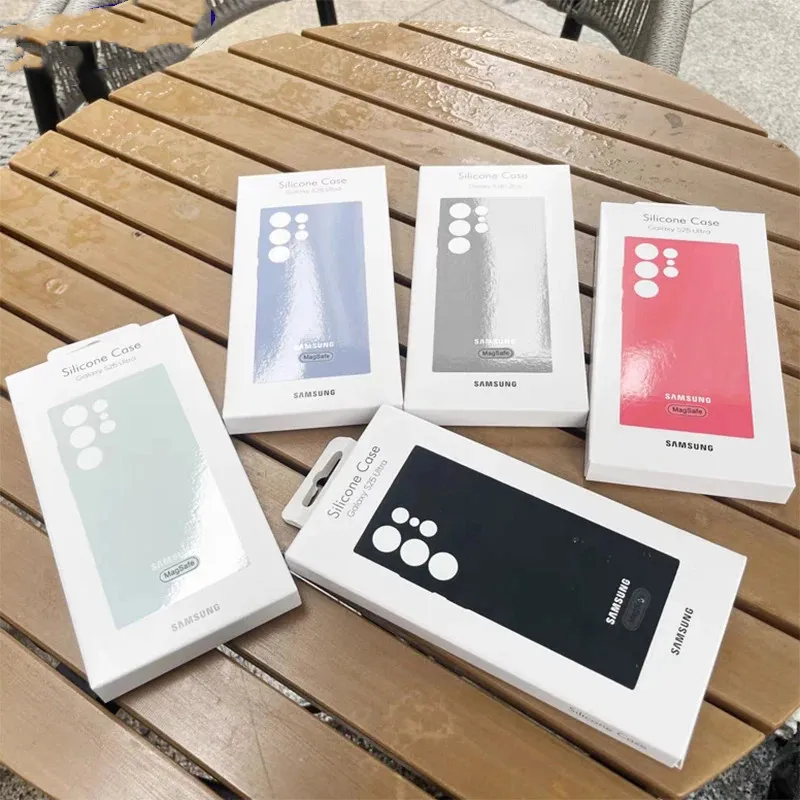 Liquid Silicone Magnetic Mobile Phone Case Cover for Samsung