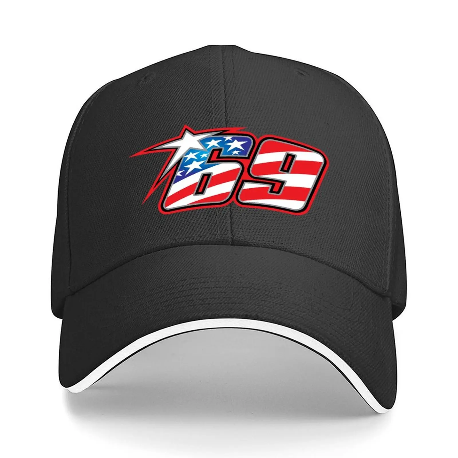 

Nicky Hayden Number 69 Baseball Cap Luxury Hat Hat Man For The Sun Brand Man cap Sports Cap For Men Women's
