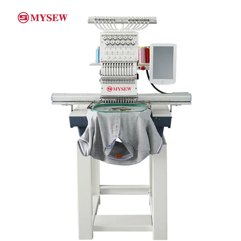 MYSEW MHS1201(400*600mm) High Speed Automatic Embroidery Sewing Machine for Garments