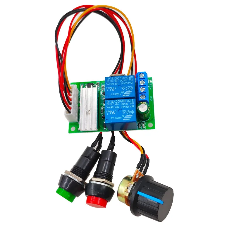 PWM DC Motor Speed Controller 6V-24V Forward and Reverse Switch Electric Push Rod Motor Controller 3A