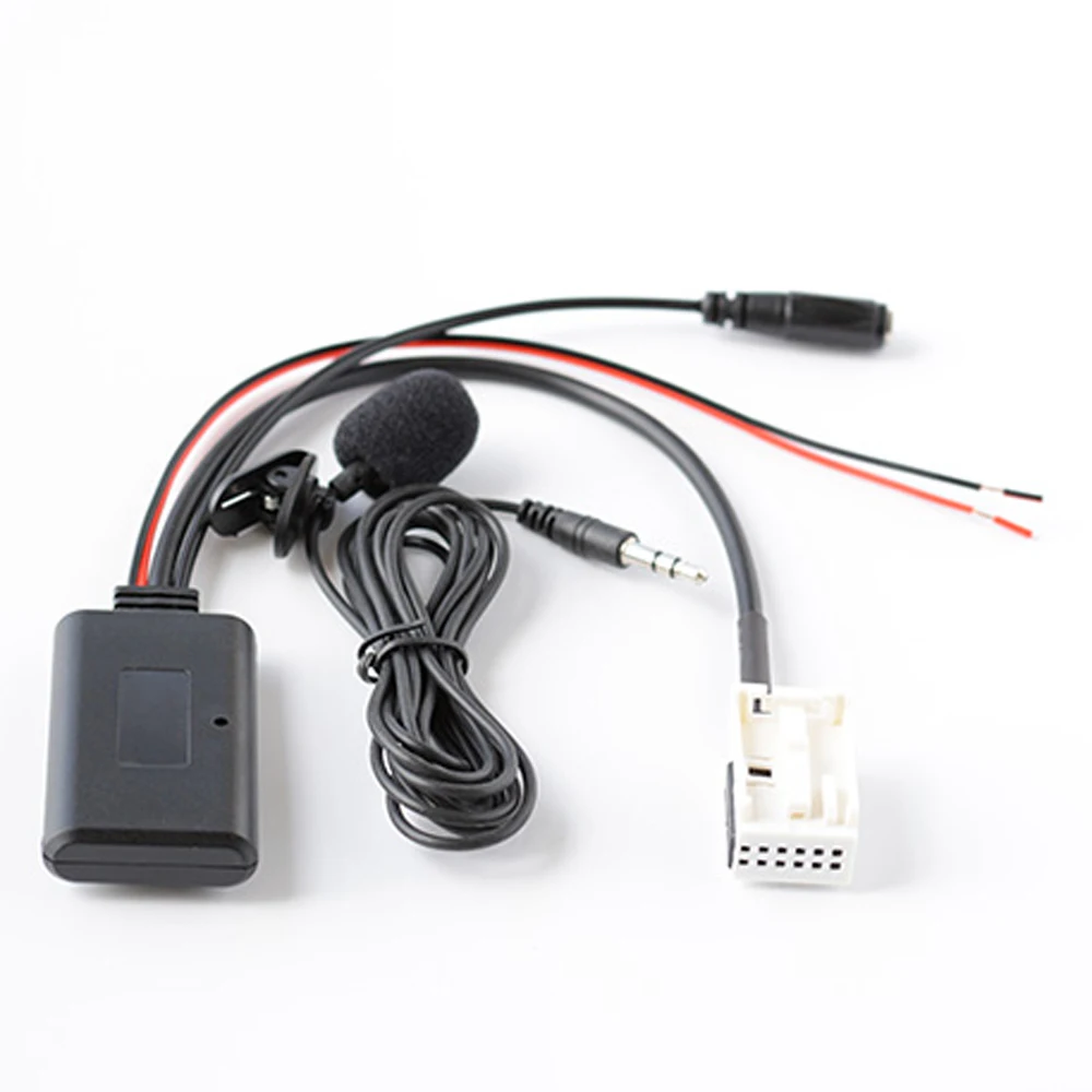 Auto-Bluetooth-AUX-Adapter, kabelloses Radio-Stereo-Kabel mit Mikrofon für Peugeot 207 307 407 308 und für Citroen C2 C3 RD4. – Detail 3
