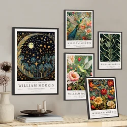 Neutral William Morris Self-adhesive Art Poster HD Quality Wall Art Retro Posters for Home Home Decor