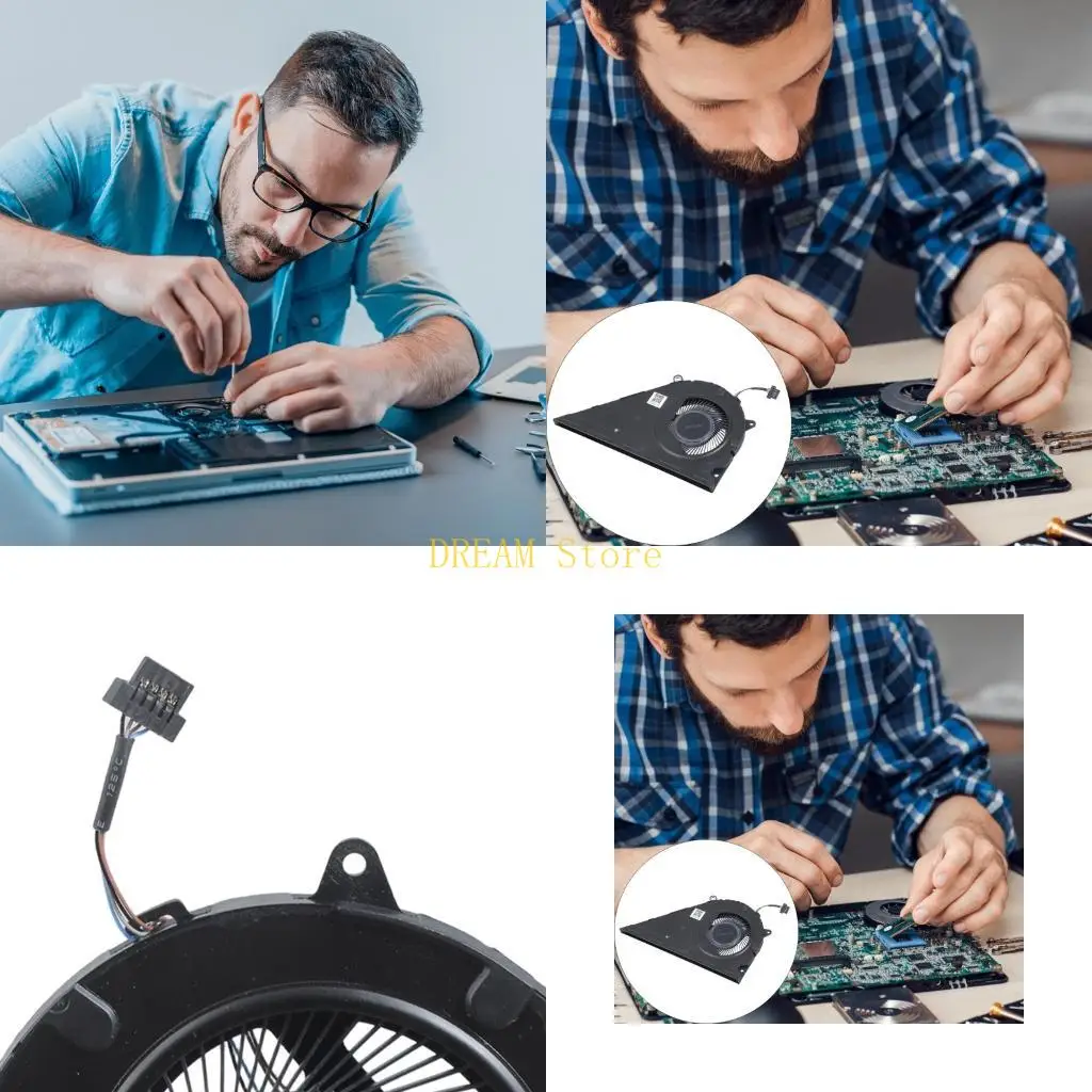 

CPU Fan Replacement For 15EG 15MEG 15EH 15eg2000TU CS10S9A 1C290S9A Laptops Enhanced Cooling Performances Metal Build best sale