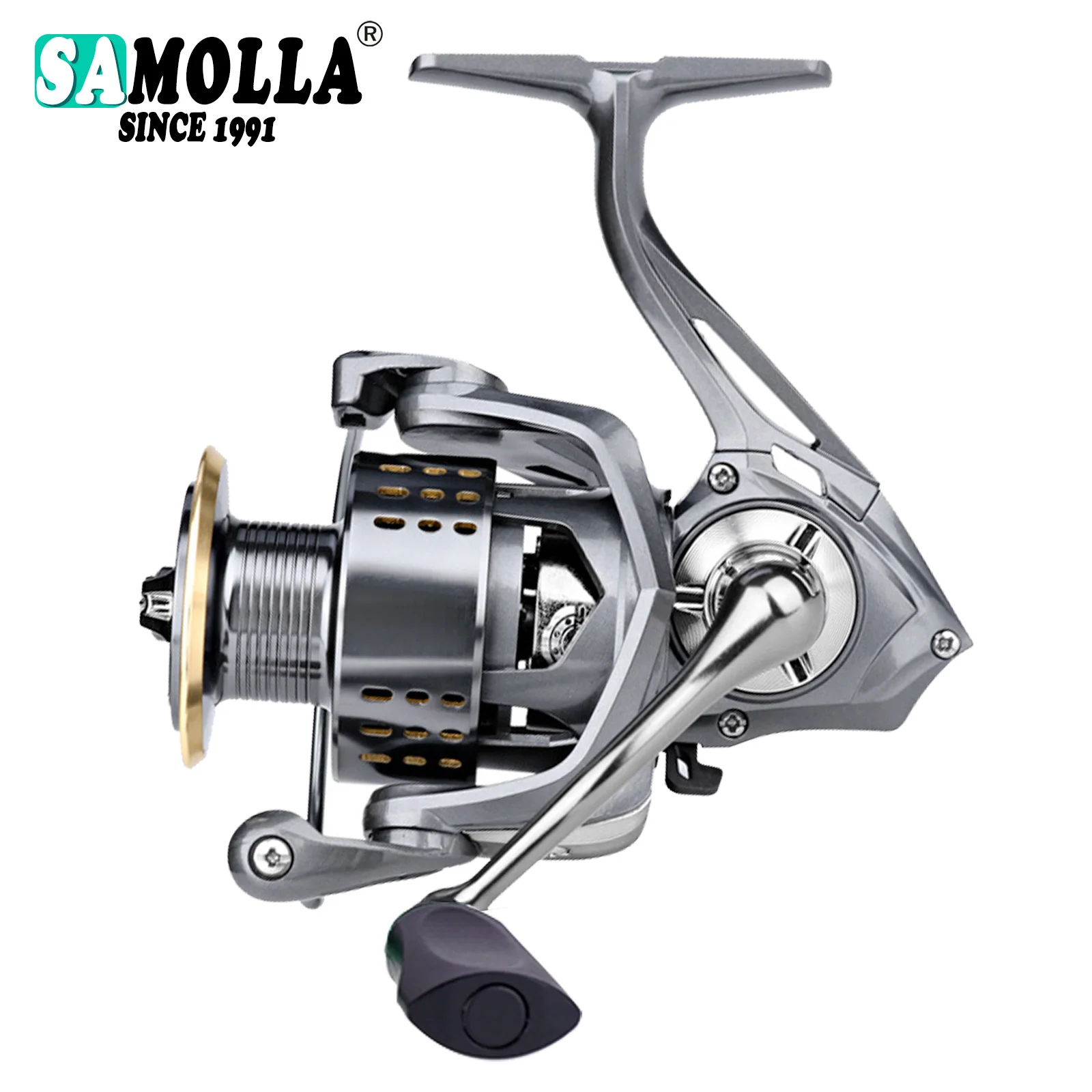 

New Fishing Reel Spinning Coil DA2000-7000 Ultralight Speed 5.2:1/4.9:1 6-15kg Max Drag Saltwater Fishing Tackle For Bass Pike