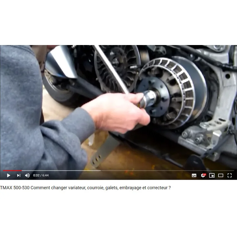 Keys Lock Variator Clutch Pulley for Yamaha TMAX 500-530-560 Professional Tools Essential to Disassemble Change Rollers Strap
