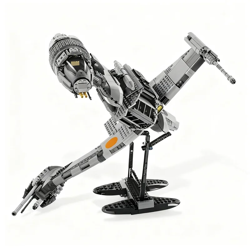 1487PCS MOC Space Battle Movie B Wing Starfighter Model Custom Puzzle DIY Creative Ideas Toy Birthday Gift Spaceship Series