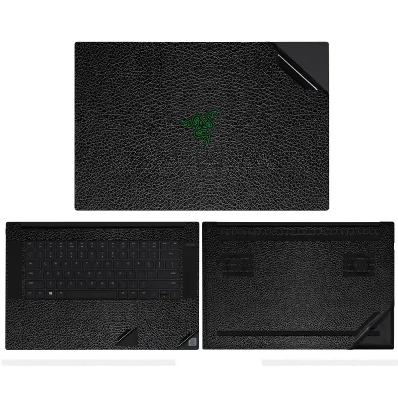 Pre-cut 1xTop+1xPalmrest+1xBottom Skin Sticker Cover Film For Razer Blade 17 RZ09-0166 Notebook PC