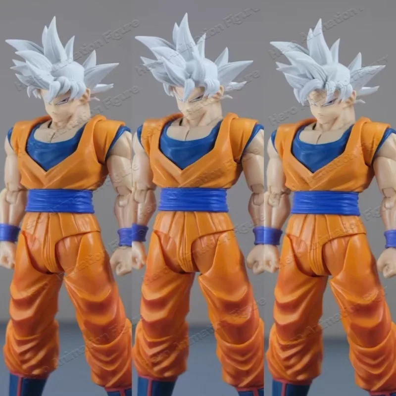 

In Stock！Dragon Ball SHF Son Goku Series Upgrade Parts Ultra Instinct Goku Accessory Pack 1/12 Scale Head Sculpt Accessories