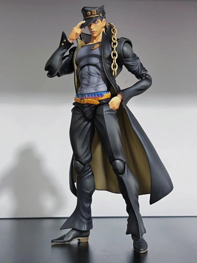 Jojo'S Bizarre Adventure Kujo Jotaro Star Platinum Anime Aktivität Figur Modell Statue Sammlung Desktop Ornament Spielzeug Jungen Geschenk