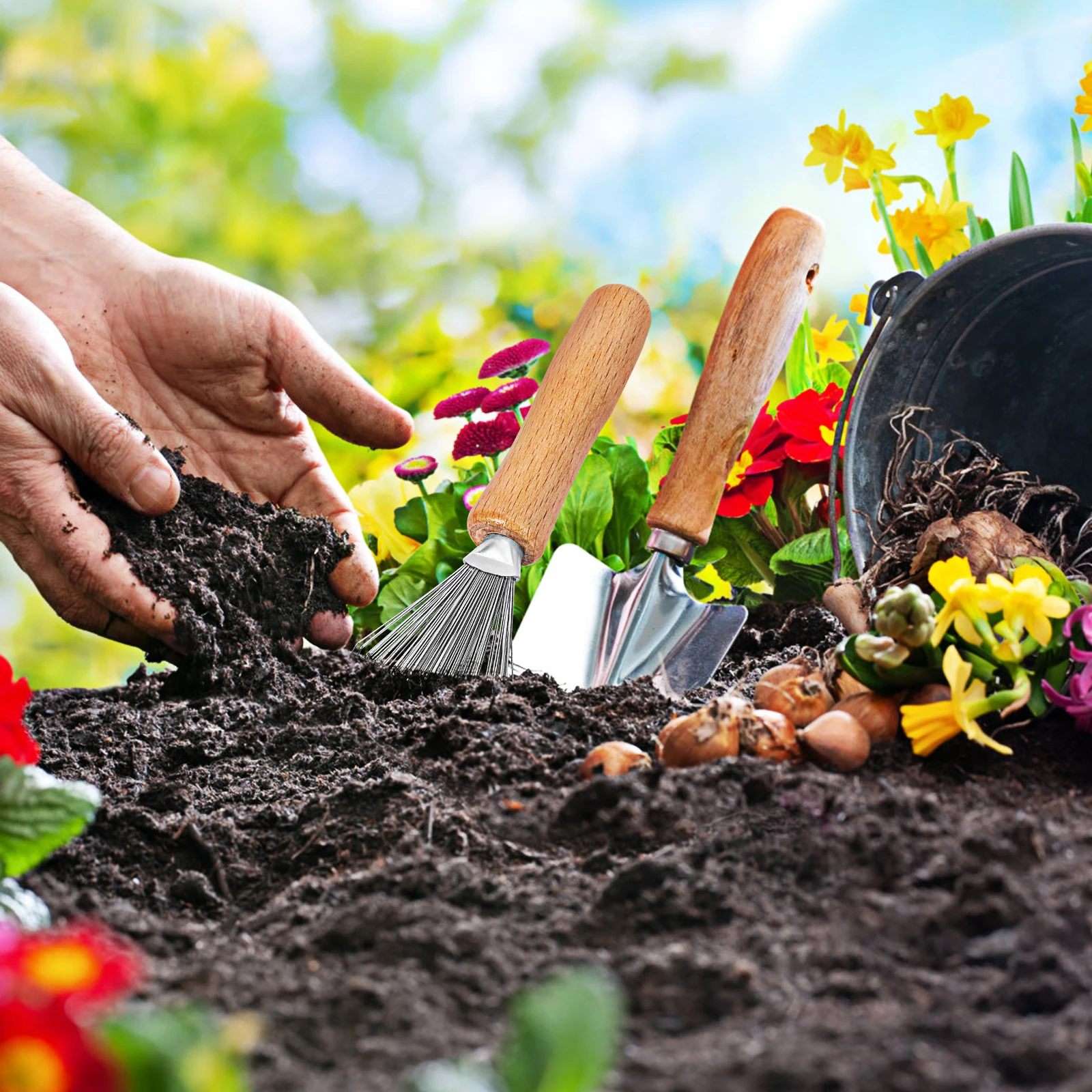 

Stainless Steel Ikebana Flower Cleaner Simple Structure Floral Cleaning Rake Home Office Arrangement Tool Comfortable Grip