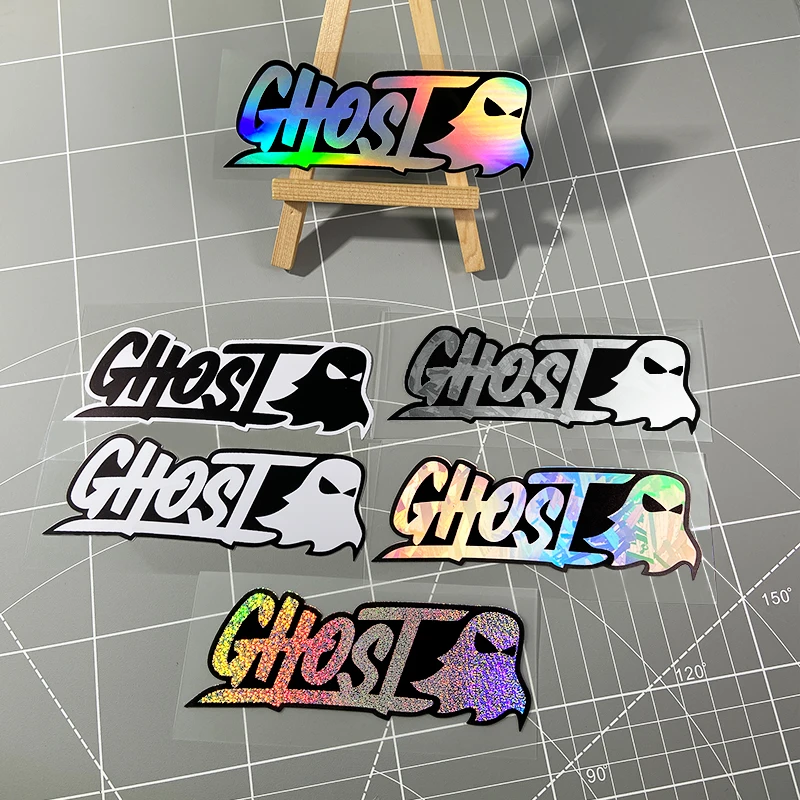 

1/2PC Ghost Pattern Stickers Waterproof DIY Vinyl Decals for Motorcycle Front Fairing Scooter Side Panels Car Window Boat Decor