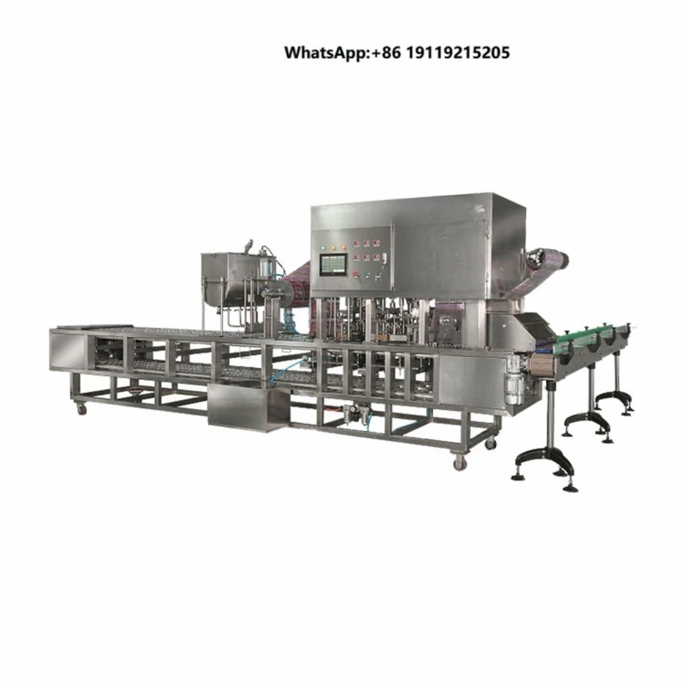 Automatic Milk Tea Coffee Cup Filing  Sealing Machine