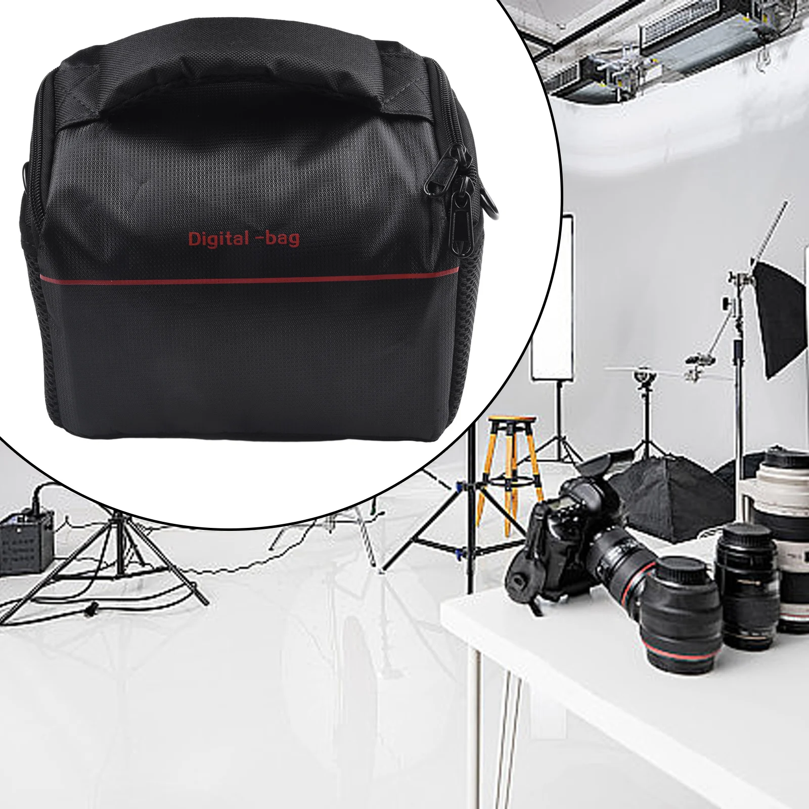 Waterproof Nylon Camera Shoulder Bag Carrying Storage Case Bag For 77D 70D 80D 4000D 2000D 5D Mark III 60D 6D 7D Mark II 2 50D