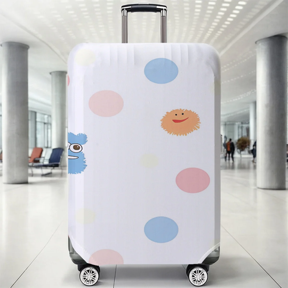 

Защитный чехол для багажа с животным принтом, комплект, подходящий для чехлов для багажа размером 18-32 дюйма, чехол для ручки чемодана, дорожные аксессуары