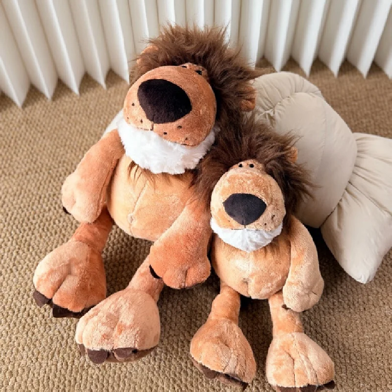 

Lion Plush Toy New Style Cute Soft Fluffy Stuffed Animal Doll Big And Small Sizes Birthday Gift For Kids Toddlers