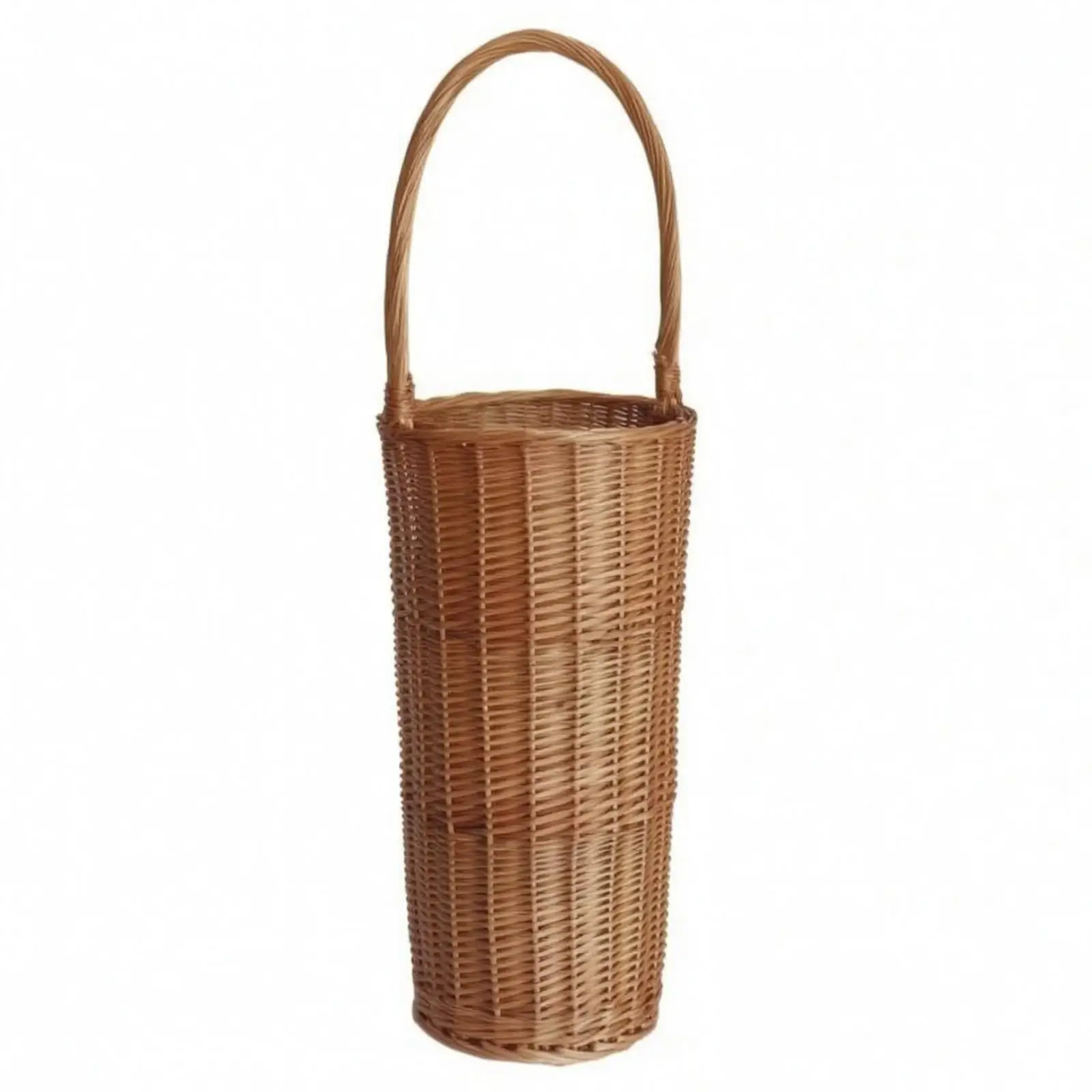 Umbrella Stand Space-Saving Umbrella Holder Storage Bin Rustic Woven Basket Long-Lasting for Entryway, Hallway