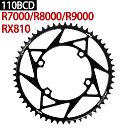 110 bcd chainring road bike plate for Shimano 105 dishes r7000 r8000 r7100 r8100 r9200 4700 5800 6800 dura ace 110bcd Chainwheel