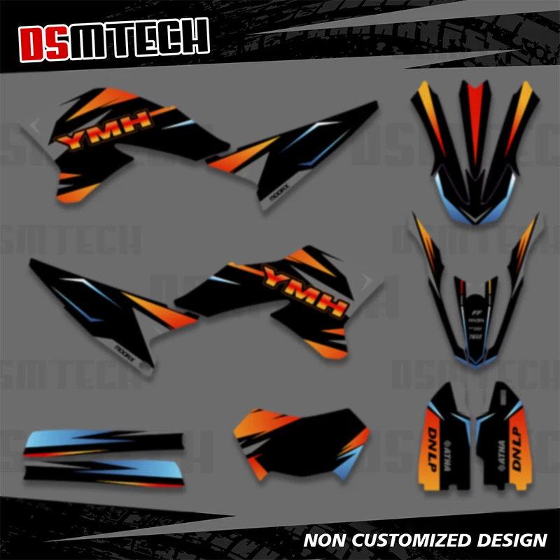 DSMTECH Graphic Kit for 2008 2009 2010 2011 2012 2013 2014 2015 2016 2017 2018 2019 2020 WR250R Motorcycle Decal Stickers