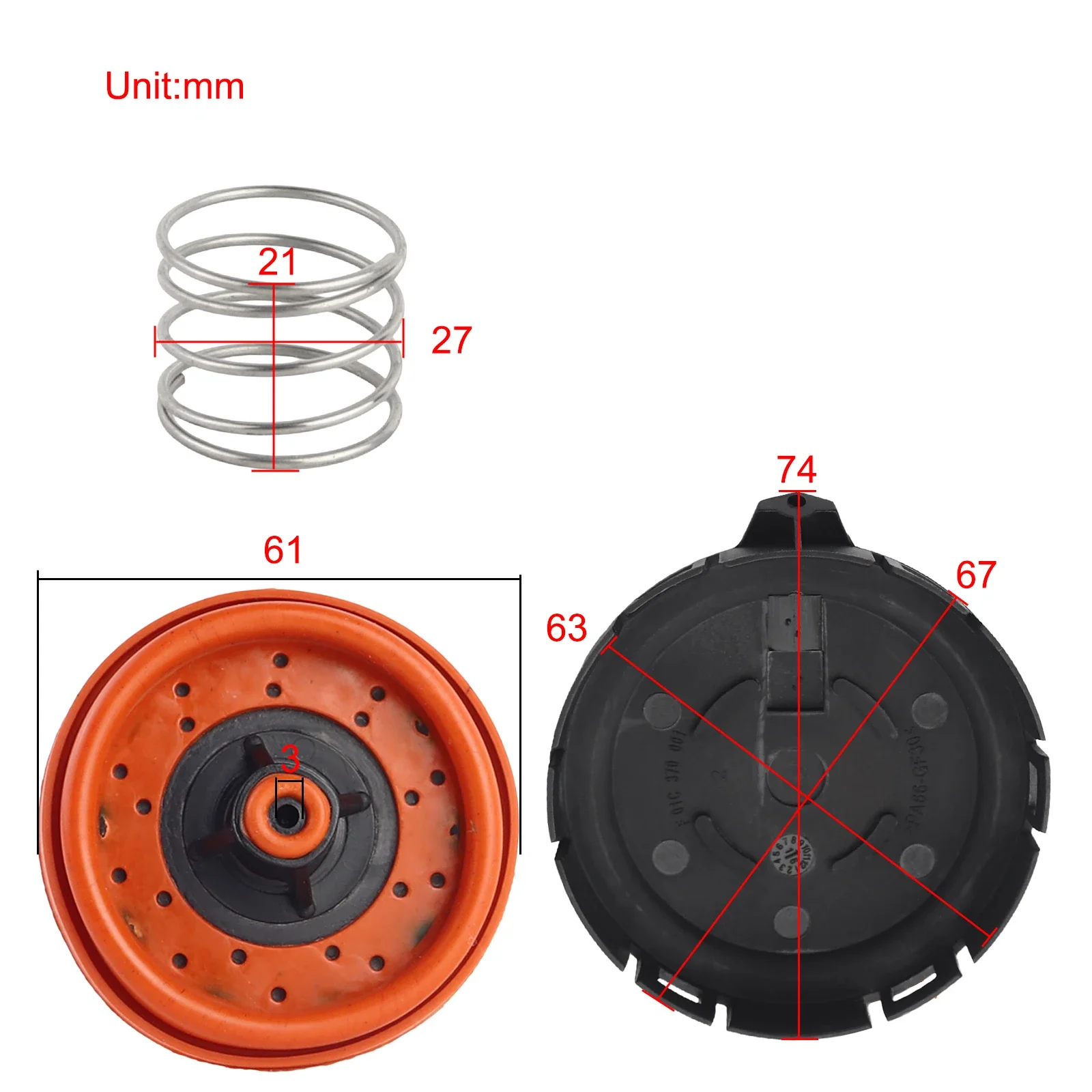 Crankcase Vent Valve PCV Pressure Regulating Valve Cover for BMW 545i 550i 645Ci 650i 745i 745Li 750i 750Li Alpina B7 X5 4.4i