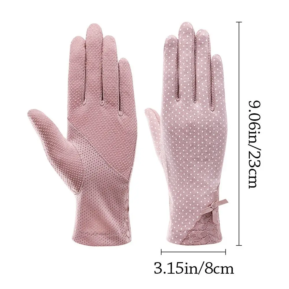 UV Protection Summer Sunscreen Gloves Touch Screen Breathable Sun Protection Gloves Elastic Slip Resistant