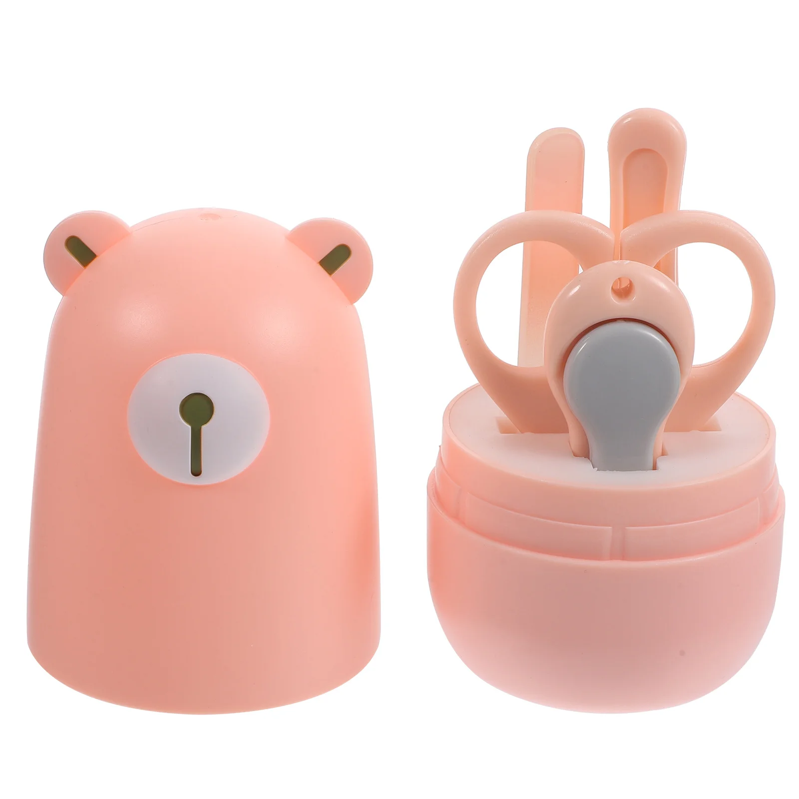 

1 комплект, машинки для стрижки педикюра для младенцев, дизайн с короткой головкой, предотвращение зажима плоти, деликатный лак, безопасный для маленьких рук, набор для ухода за ребенком