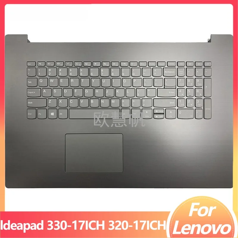 M New For Lenovo ldeapad 330-17ICH 320-17ICH Laptop Palmrest Upper Cover with US Keyboard Non-Backlit 17.3