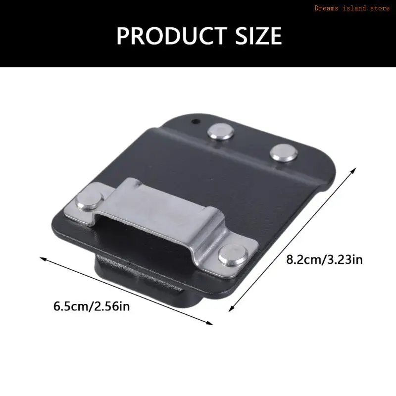 Clip-On Tool Belt Drill Holder Clips Simple Hook Holsters For Belts Tool Bags Pockets For Easy Access & Efficiency HX6C