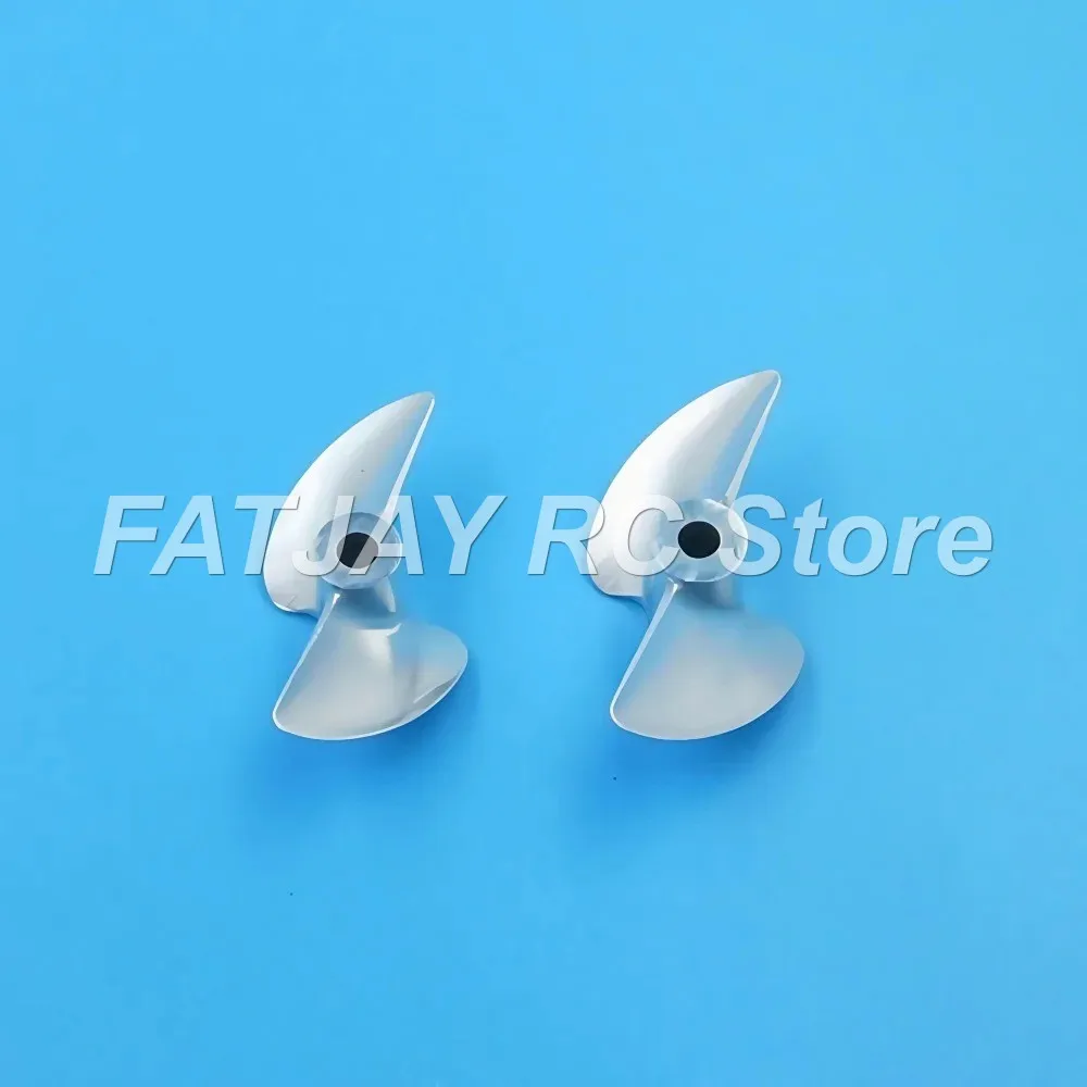 2-Blade Metal RC Boat Propeller FATJAY | 3/3.17mm 30-32mm OD 1.4