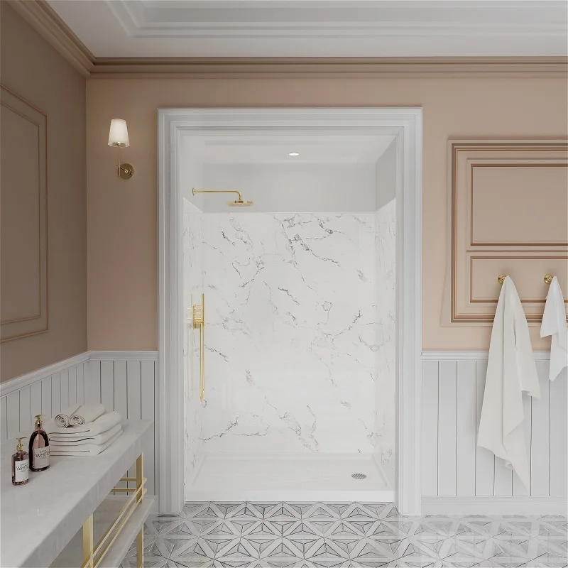 2025 2 Year Warranty Interior Decoration Building Material Waterproof 3.5mm Thick SMC Shower Wall Panel