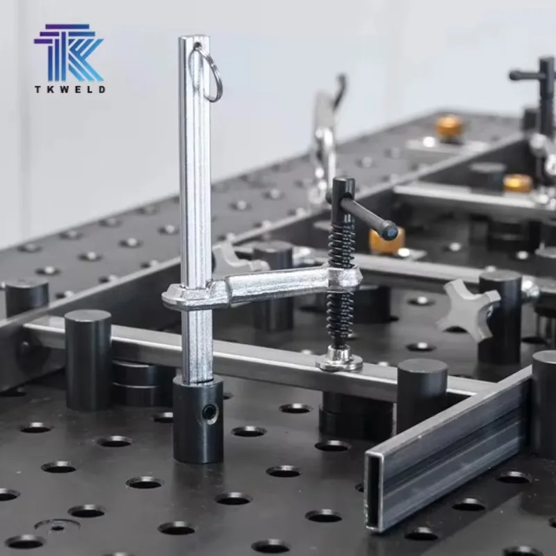 High Quality 3000*1500*200mm Cast Iron Flexible Welding Table 16mm 28mm Steel Accessories Factory Construction New 2D 3D