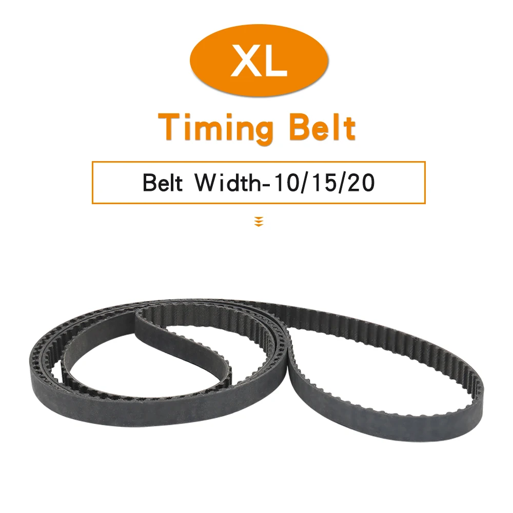 XL Transmission Belt 756XL/770XL/788XL/828XL/850XL/860XL/884XL/900XL/950XL/1020XL Closed Loop Rubber Belts Width 10/15/20 mm