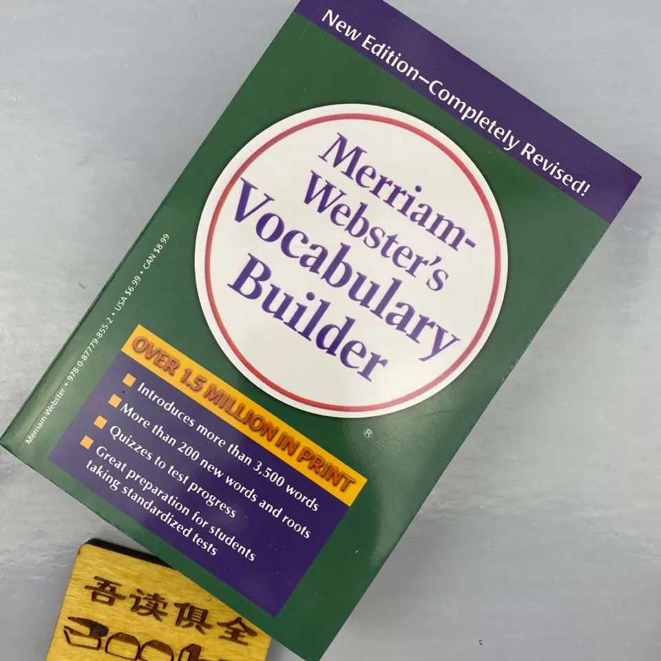 Libros de literatura en inglés, construcción de palabras de Merriam Webster
