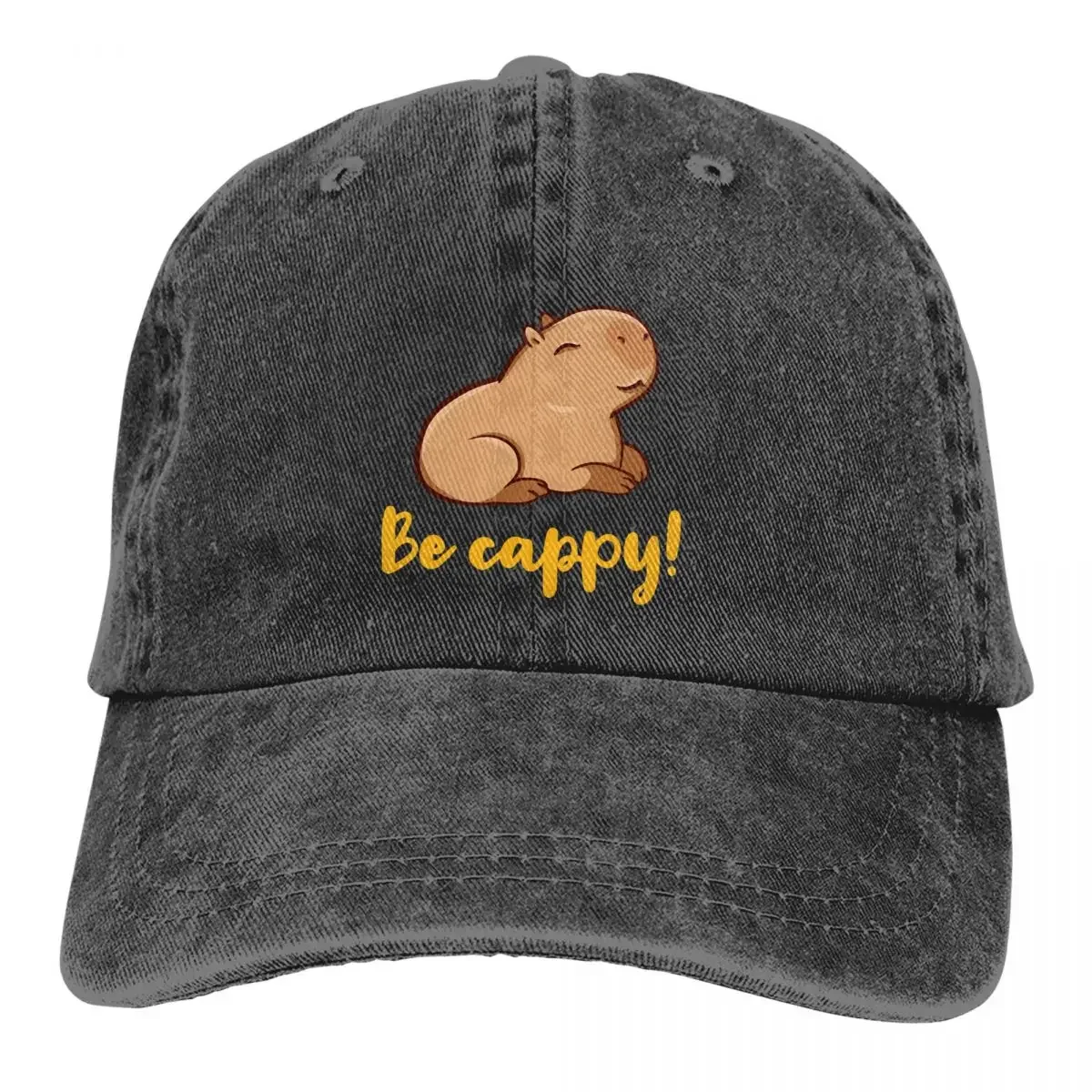 Summer Cap Sun Visor Be Cappy Hip Hop Caps Capybara Animal Cowboy Hat Peaked Hats